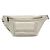 Gucci GG Prägedesign Weiße Leder Bauchtasche/Umhängetasche