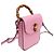 Borsa in pelle da donna Gucci Bamboo 702106 Rosa - vista 8