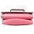 Clutch Rockstud Va Va Voom en cuero rosa con cadena Valentino - vista 3