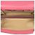 Clutch Rockstud Va Va Voom en cuero rosa con cadena Valentino - vista 4