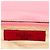 Clutch Rockstud Va Va Voom en cuero rosa con cadena Valentino - vista 5
