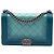Chanel Blue Medium Quilted Calfskin Ombre Boy Flap Turchese