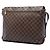 Louis Vuitton Marrone Damier Ebene Brooklyn MM - vista 2