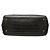 MCM Milla Satchel in pelle nera con stampa coccodrillo misura Medium Nero - vista 3
