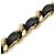 Chanel Black Mini Rectangular Classic Lambskin Lion Charm Top Handle Flap Nero - vista 15