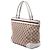 Gucci Mayfair Tote aus beigem GG Canvas - Ansicht 2