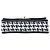 Chanel White CC Woven Lambskin and Viscose Houndstooth Single Flap - vista 3