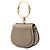Borsa a tracolla Nile in pelle piccola marrone Chloé Taupe - vista 2