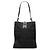 Tote de lona GG negra Gucci Negro