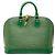 Louis Vuitton Green Epi Alma PM Grün