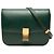 Céline Celine Green Medium Calfskin Classic Box Verde Verde scuro