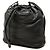 Borsa bucket in pelle nera con borchie MCM Nero - vista 2