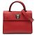 Borsa Diorever in pelle di vitello granulata rossa di Dior Rosso