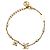 Bracciale LV Floragram in perle finte placcato oro Louis Vuitton D'oro