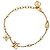 Bracciale LV Floragram in perle finte placcato oro Louis Vuitton D'oro - vista 2