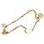 Bracciale LV Floragram in perle finte placcato oro Louis Vuitton D'oro - vista 4