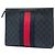 Clutch Gucci Black GG Supreme Web Nero - vista 2