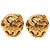 Chanel Triple CC Placcato Oro con Chiusura a Clip D'oro