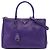 Borsa Prada Purple Medium Saffiano Lux Galleria Double Zip Porpora