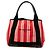 Balenciaga Canvas Gestreifter Cabas Rot Navy S