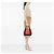 Balenciaga Canvas Gestreifter Cabas Rot Navy S - Ansicht 6
