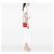 Chanel Bucket Bag Orange CC Multicolor gestepptes Lammleder Cuba Drawstring Rot - Ansicht 6