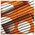 Sciarpa in seta Hermès Orange Triangular H Au Galop Arancione  - vista 6