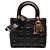 Dior Black Small Crinkled Patent Cannage My ABCDior Lady Dior Schwarz