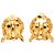 Orecchini a clip Chanel Gold Gold Plated Faux Pearls D'oro - vista 2