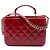 Vanity Case Chanel Red CC en cuir de veau glacé matelassé Rouge