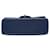 Chanel Blue Mini Rectangular Classic Caviar Single Flap Blu navy  - vista 3