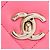Chanel Pink Small Quilted Lambskin Logo Chain Strap Flap Rosa - vista 5