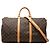 Louis Vuitton Marrone Monogram Keepall Bandouliere 50