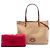 Tote Reversível Valentino Beige Canvas Rockstud Glam Lace Bege - vista 7