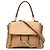 Borsa Faye Day in pelle marrone Chloé Small Caramello