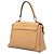 Borsa Faye Day in pelle marrone Chloé Small Caramello - vista 2