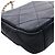 Chanel Black CC Mini Square Matelassé Caviar Single Flap Nero - vista 11