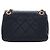 Chanel Black CC Mini Square Matelassé Caviar Single Flap Nero - vista 4