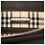 Tote in pelle marrone Burberry Marrone scuro - vista 5