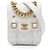 Chanel White Mini Aged Calfskin City School Flap Bianco