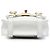 Chanel White Mini Aged Calfskin City School Flap Bianco - vista 3