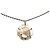 Collana con pendente Camelia in ottone argentato e madreperla Chanel Argento - vista 2