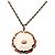 Collana con pendente Camelia in ottone argentato e madreperla Chanel Argento - vista 3
