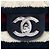 Chanel Blue Jumbo Stripe Jersey in Feltro e Corda Flap Blu navy - vista 5
