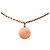 Collana con pendente Chanel Pink CC Resin Faux Pearl - vista 2