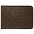 Louis Vuitton Marrone Monogram Poche Documents Portfolio