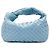 Bottega Veneta Blue Mini Nappa Intrecciato Jodie Blu chiaro