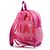 Mochila acolchoada Chanel rosa em mesh com logo - vista 2