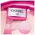 Mochila acolchoada Chanel rosa em mesh com logo - vista 5