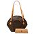Borsa shopping Louis Vuitton Brown Monogram Ellipse GM Marrone - vista 7